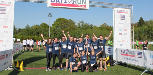 Les membres de BSolutions à la course Batirun