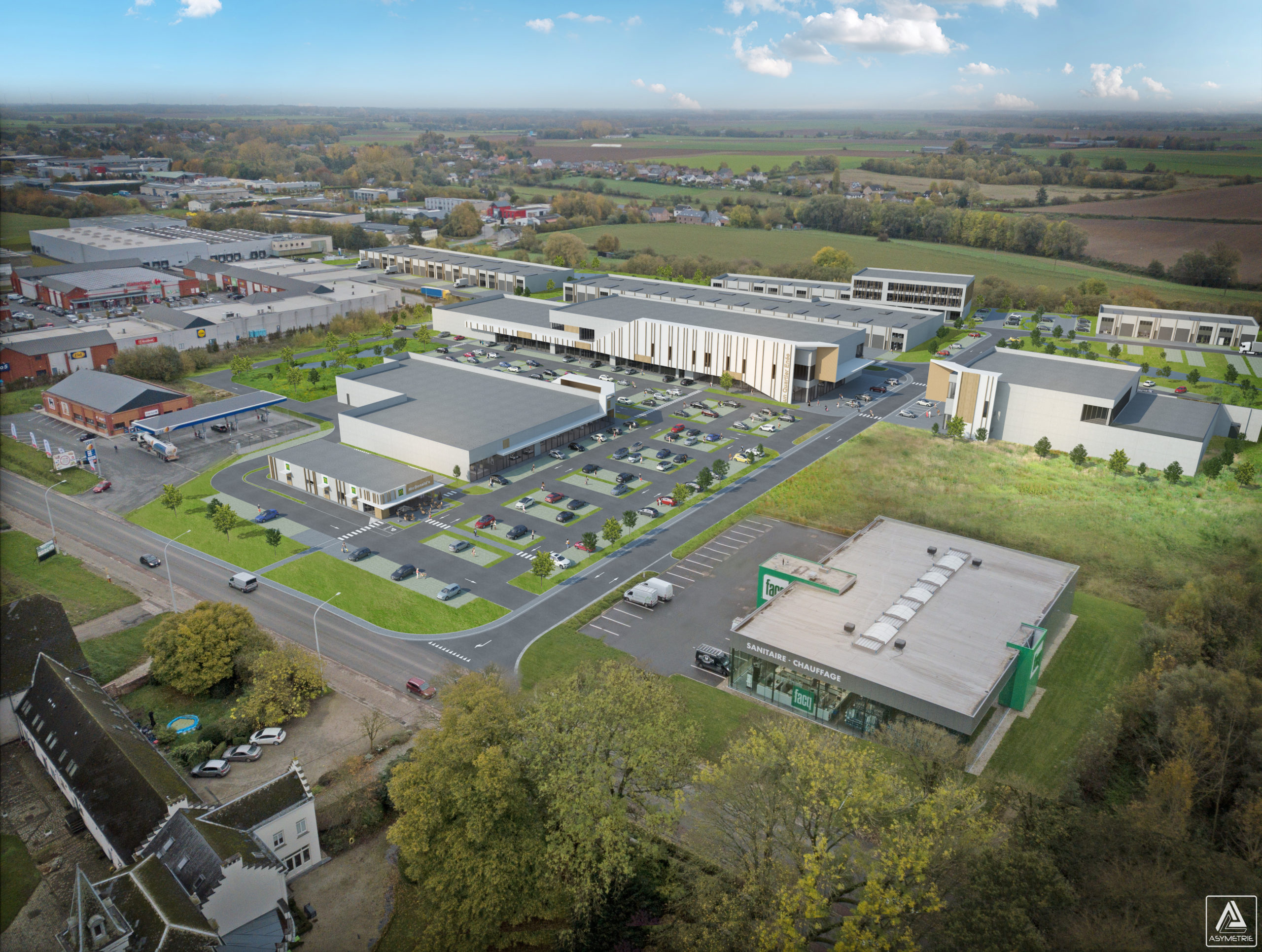 L'Avenir Le Quartier Enée à Gembloux se dévoile Bureau d’ingénierie et d’architecture