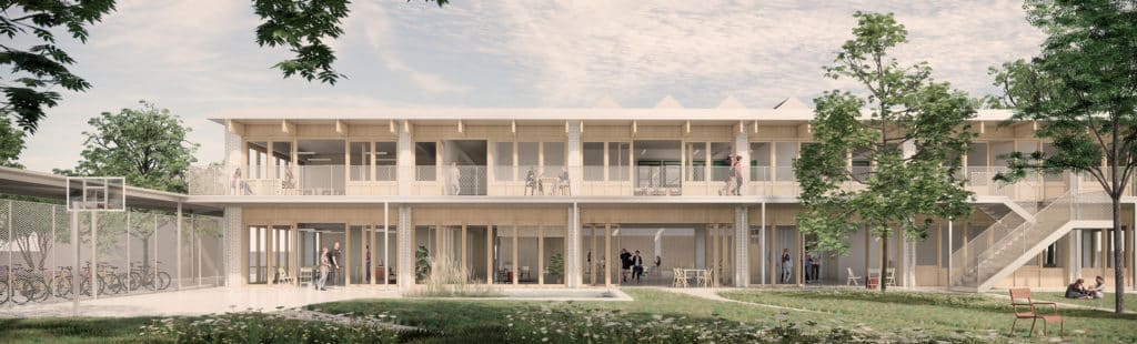 Nouveau projet : l’Athénée Royal Paul Delvaux à Louvain-la-Neuve_Goffart Polome_BSolutions
